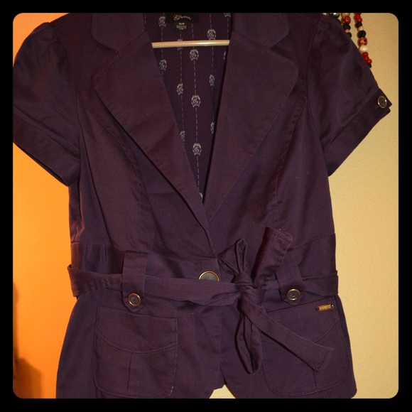 Purple Guess suit jacket