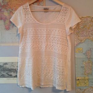 Lucky Brand Cream top
