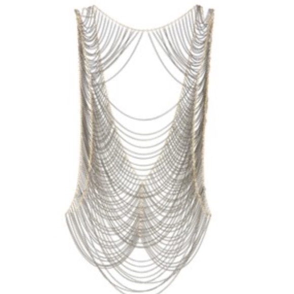 BCBG  chain vest