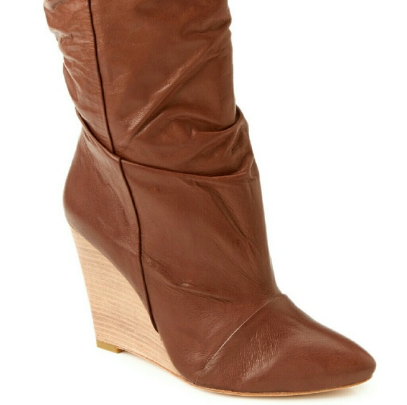 Plomo Dominique "Toffee Kid" Wedge Booties - Picture 4 of 4