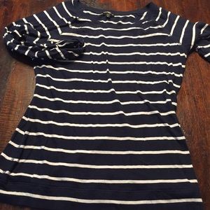 Cute Navy and White striped top