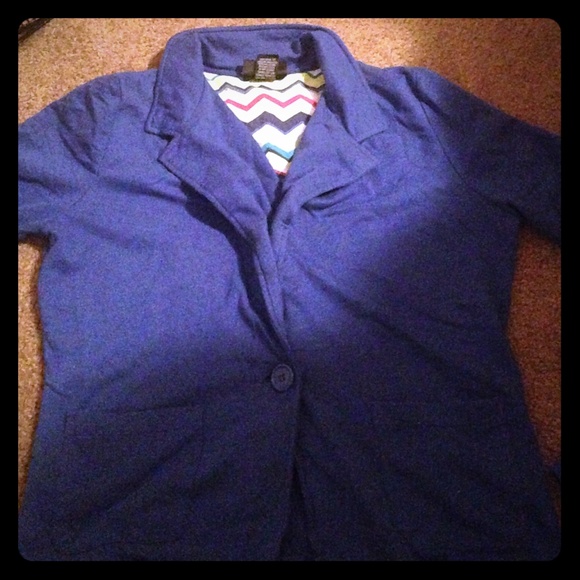 Blue blazer