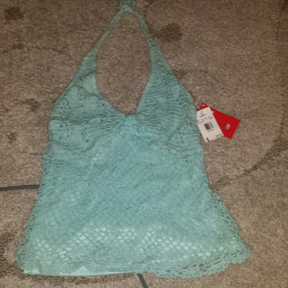 Crochet halter