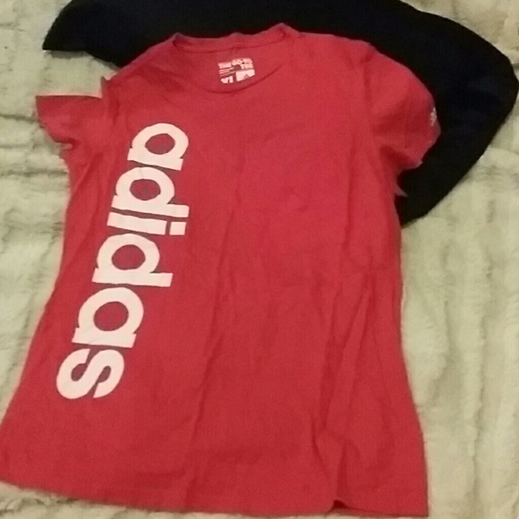 Go To Tee  Red Adidas