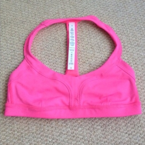Lululemon pink size 4 sports bra