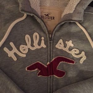 Hollister zip up hoodie