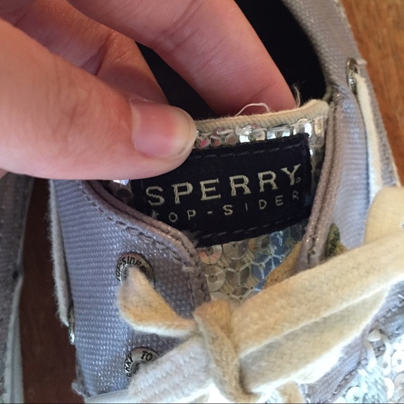 Sparkly Sperry Boat Shoes - Picture 2 of 4