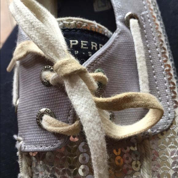 Sparkly Sperry Boat Shoes - Picture 3 of 4
