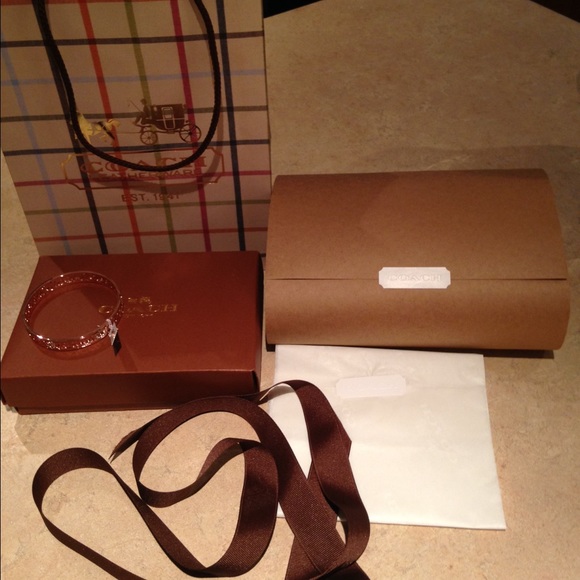 SOLD in Bundle 😊😊😊Coach Rose gold bangle. - Picture 3 of 3