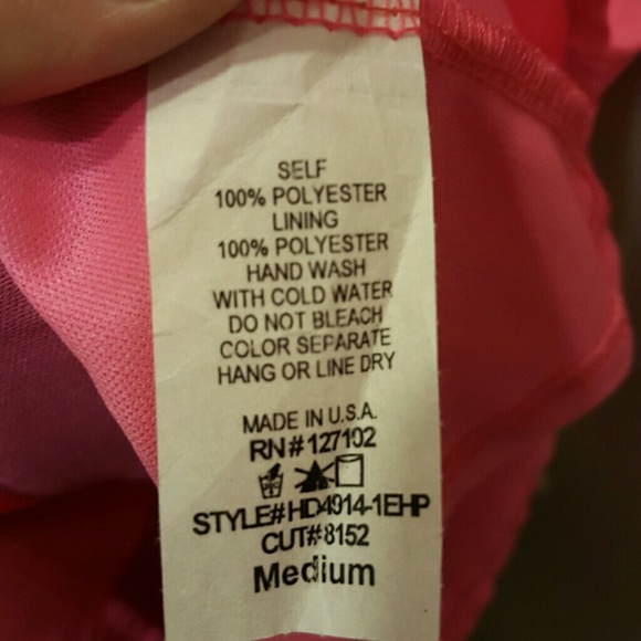 NWT Hot pink chiffon dress - Picture 4 of 4