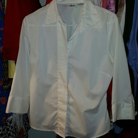 Button top white