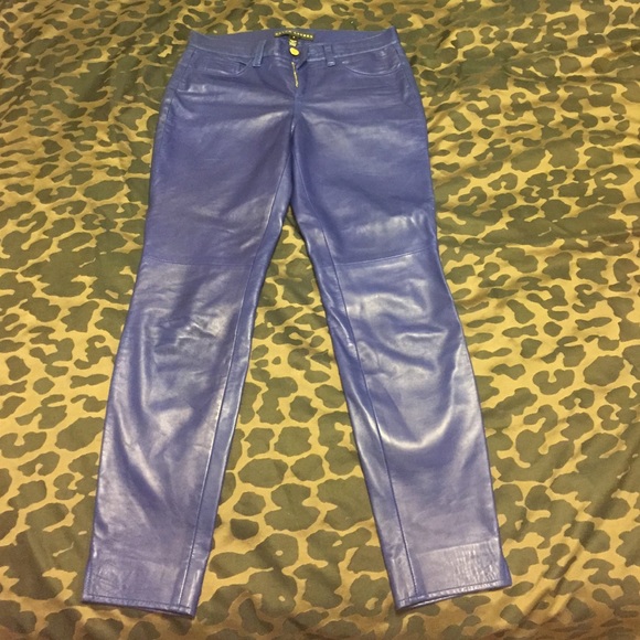 Lamb Skin Ralph Lauren Royal Blue