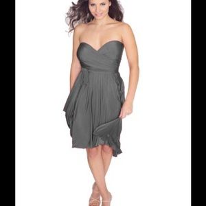 Henkaa infinity brides maid dress grey