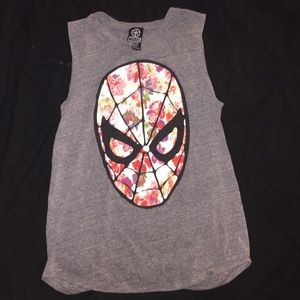 Spider-Man Floral tank top