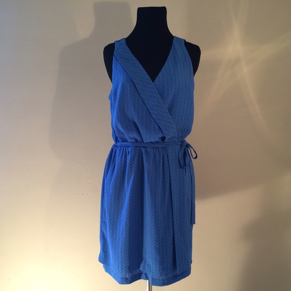 Under the Skies Blue Wrap Dress Small