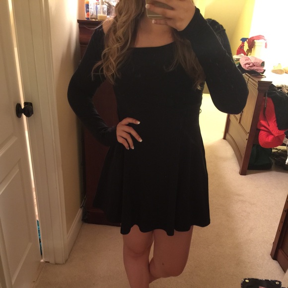 Black Skater Dress LBD
