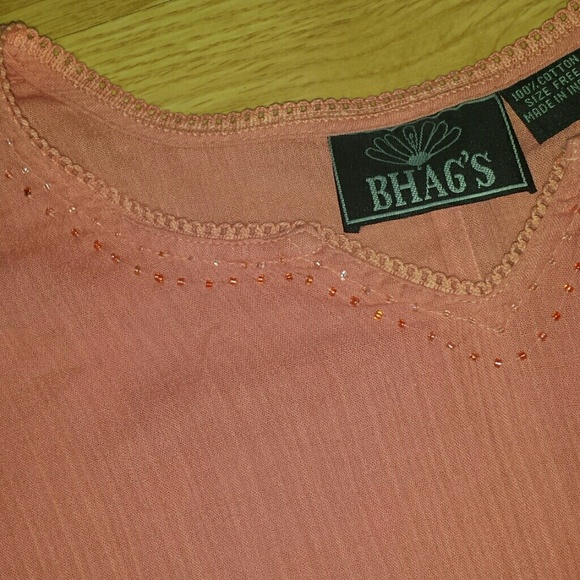 Bead and crochet boho top - Picture 3 of 4