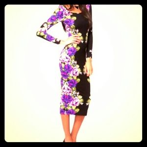 *TRADE*ASOS Miror Floral Midi Dress