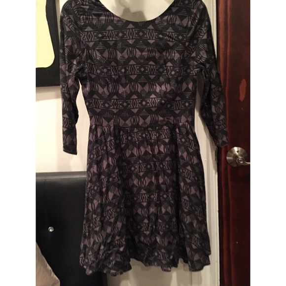 Aztec print dress
