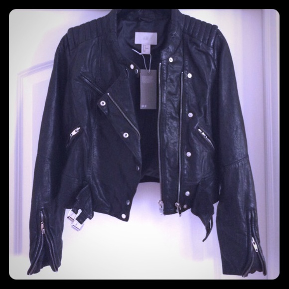H&M Leather Moto Jacket