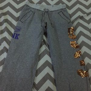 Victoria secret sweatpants gators