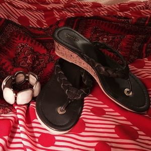 Chaps Chocolate Sandals