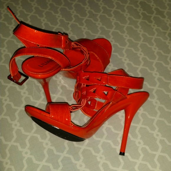 Orange heels