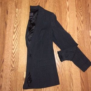 A|X Charcoal Grey Blazer