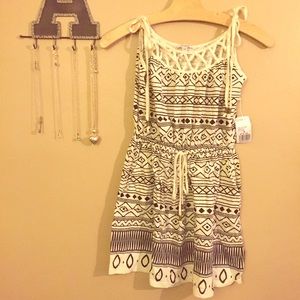 Tribal print summer dress