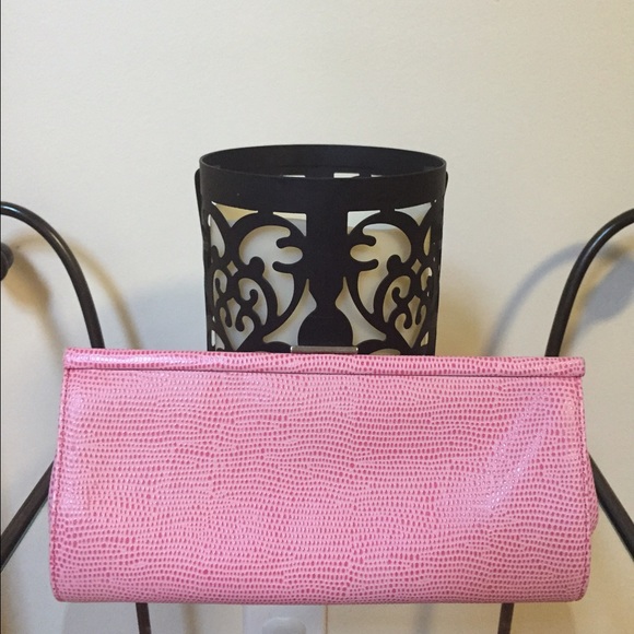 🚫SOLD🚫Banana Republic Pink Leather Structured - Picture 2 of 4