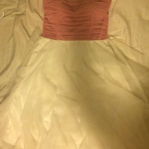 Pink and White Dress