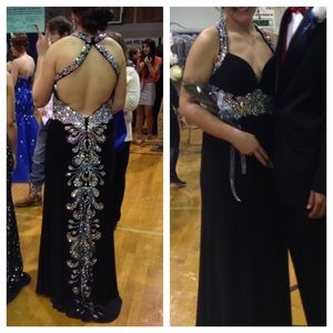 Tony Bowls Black Prom Dress
