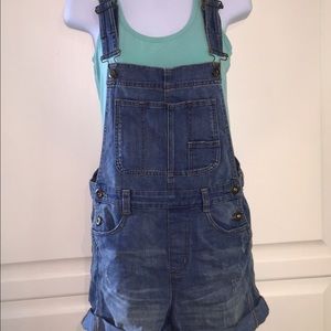 Denim shirt overall