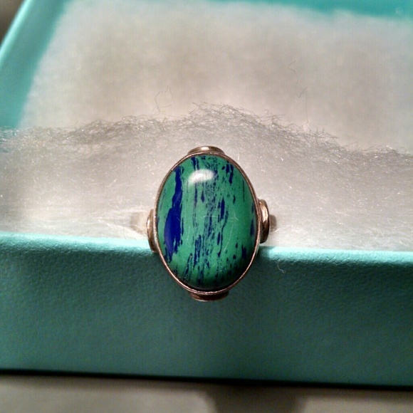 Silver-plated vintage ring