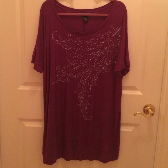 Purple tunic length top!