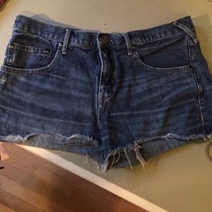 Free people denim shorts