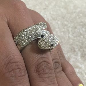 Ring Snake Crystal ring