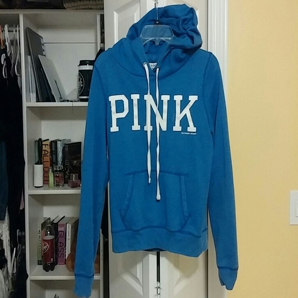 PINK blue sweater