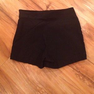 Black high waisted shorts