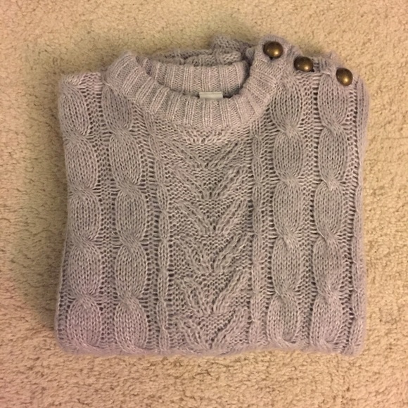Oversized knit sweater