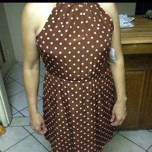 XS NEW WITH TAG POLKA DOT DRESS