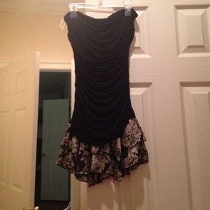 Black cocktail dress