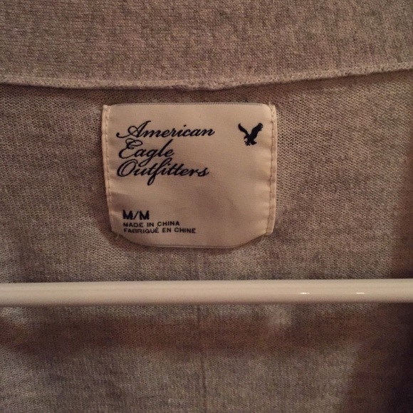 3/4 sleeve light grey sweater - Picture 3 of 3