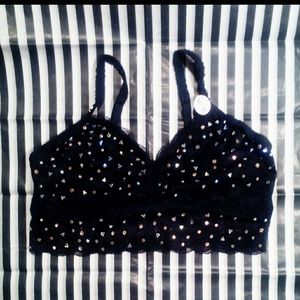 ***NWT*** Victoria's Secret Black Bling Bralette