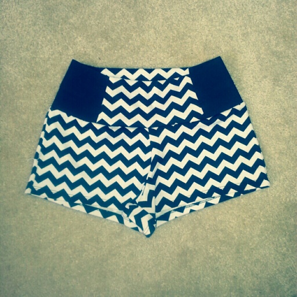 Striped Chevron Shorts