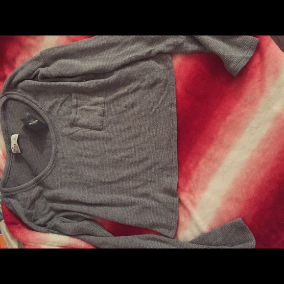 Hollister crop sweater size large