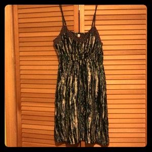 Multi-patterened dress