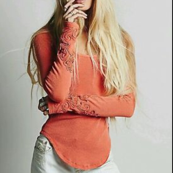 💜bundled Free People Masquerade thermal top - Picture 4 of 4