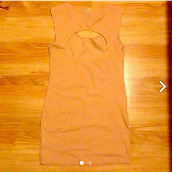 Forever 21 Bodycon cutout back dress