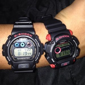 two G-shock watches